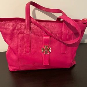 Tory Burch Bright Fuscia Tote